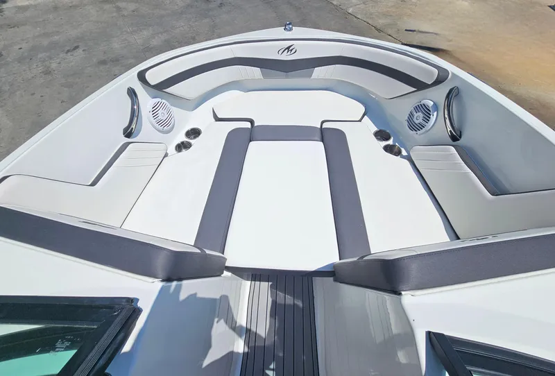 Slide: The Image of Interior view of the 2019 Monterey M-205 boat. - 23