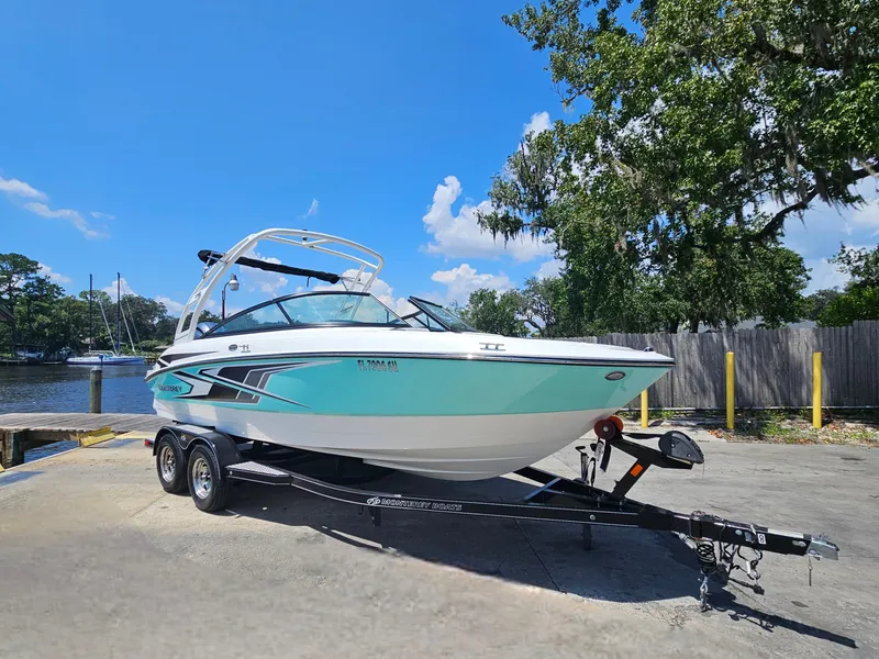 Slide: The Image of 2019 Monterey M-205 boat on trailer, ready for use. - 28