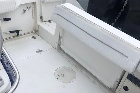 Slide: The Image of Interior of a 1999 Boston Whaler Outrage 26 boat. - 25