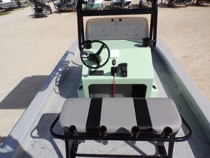 Slide: The Image of Interior view of a 2026 Majek 21 Redfish boat. - 23