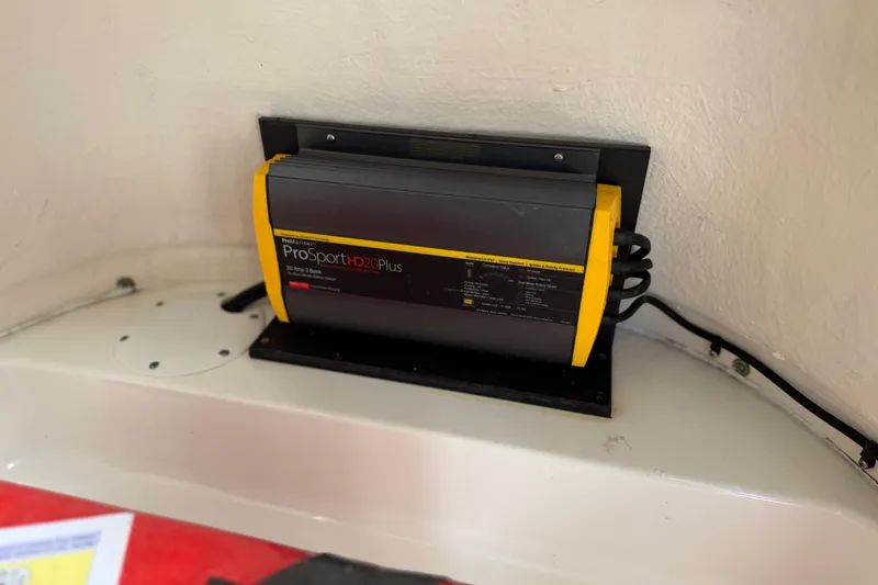 Slide: The Image of ProSport HD20 Plus charger installed on 2021 Sea Pro 248 Bay boat. - 38