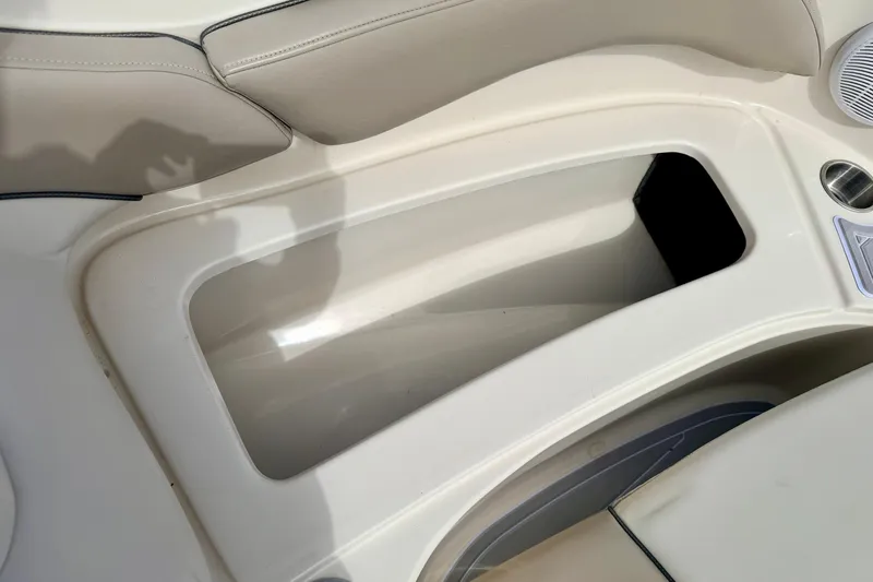 Slide: The Image of Interior storage compartment of a 2003 Sea Ray 200 Sundeck boat. - 49