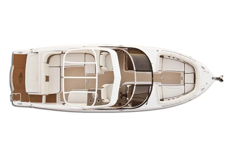 Slide: The Image of Manufacturer Provided Image: 2021 Chaparral 317 SSX boat, top view, spacious seating and deck layout. - 20