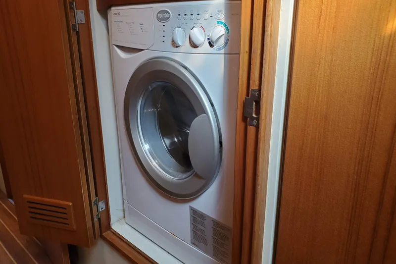 Slide: The Image of Built-in washing machine on a 1996 Bertram 46 Convertible yacht. - 11