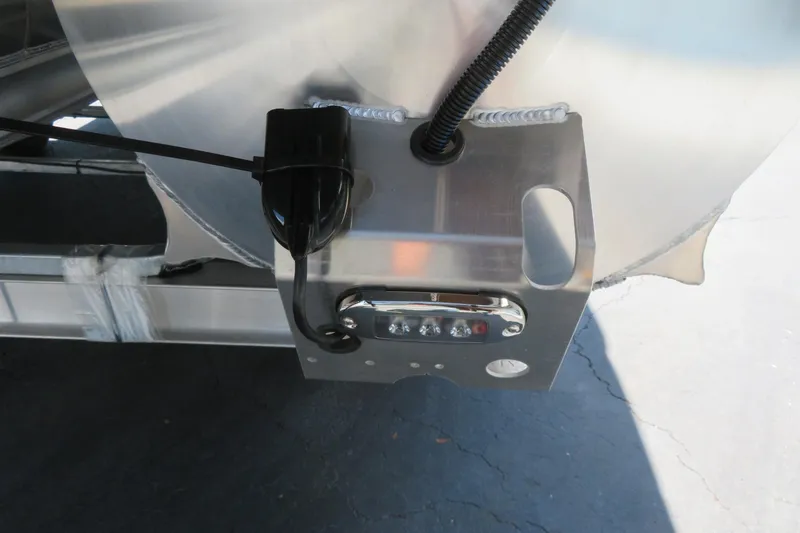 Slide: The Image of Close-up of 2026 Avalon Catalina Quad Lounge Shift boat component. - 24