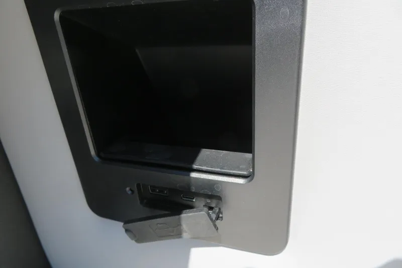 Slide: The Image of USB charging port on 2026 Avalon Catalina Quad Lounge Shift boat. - 35