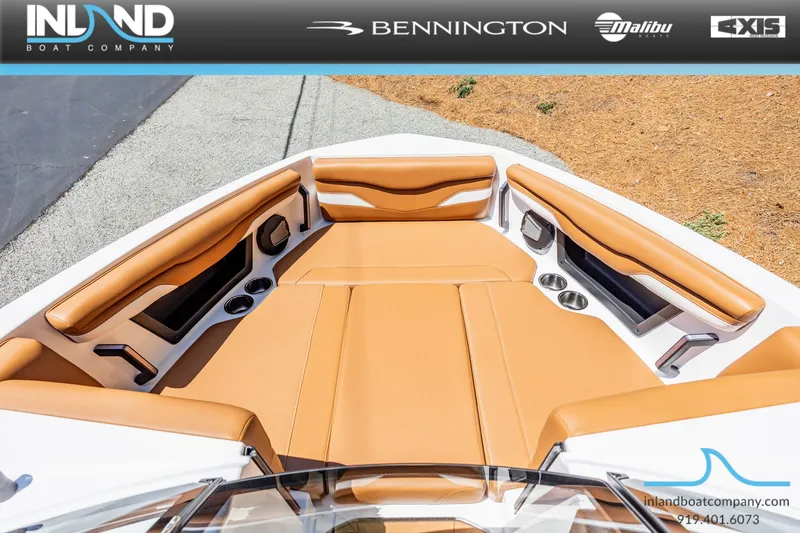 Slide: The Image of Luxurious interior of Axis T220 boat, model year 2026. - 17