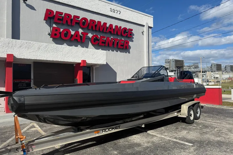 Slide: The Image of 2026 Iron 907 boat on trailer at Performance Boat Center. - 17