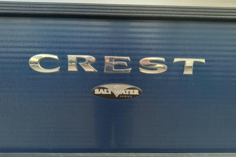 Slide: The Image of Crest I Fish 220 C4 2018 boat logo with "Salt Water Series" emblem. - 13
