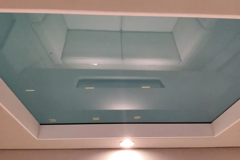 Slide: The Image of Skylight view from inside a 2026 Formula 500 Super Sport Crossover boat. - 32