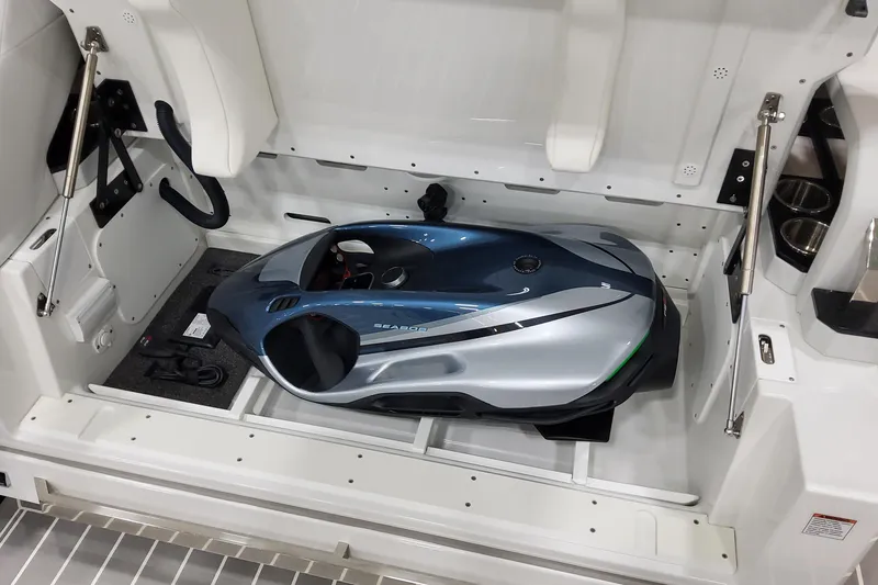 Slide: The Image of 2026 Formula 500 Super Sport Crossover with sleek Seabob storage compartment. - 50