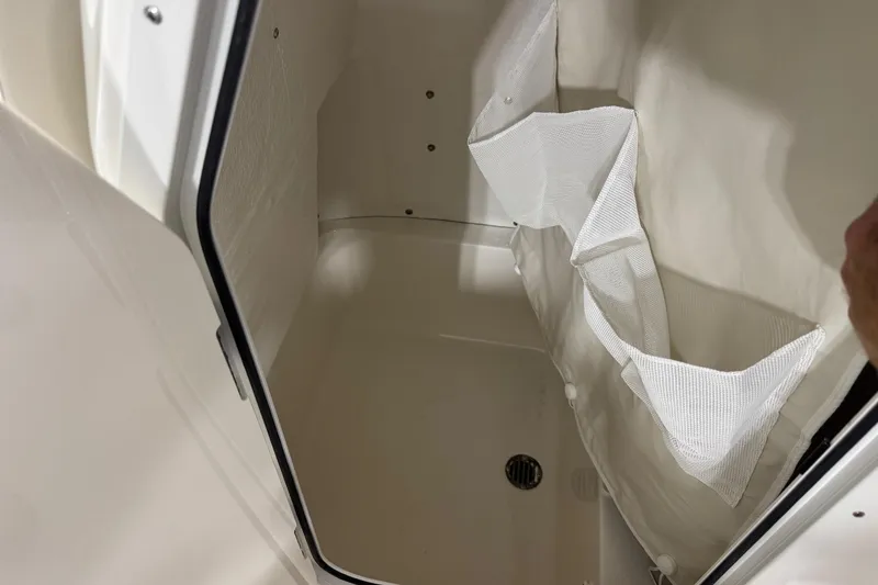 Slide: The Image of Interior storage compartment of 2026 Key West 210 Bay Reef boat. - 15