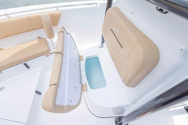 Slide: The Image of 2021 Sportsman Heritage 231 Center Console with seating and storage. - 7