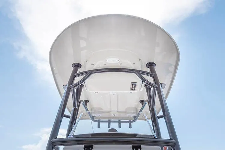 Slide: The Image of 2021 Sportsman Heritage 231 Center Console boat roof. - 8