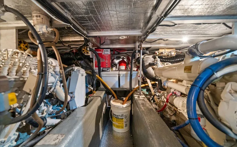 Slide: The Image of Carver Yachts 455 Aft Cabin Motor Yacht 1998 - 99