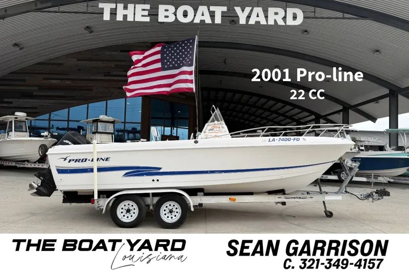 The Image of 2001 Pro-Line 22 Sport boat on trailer at The Boat Yard, Louisiana. - 0
