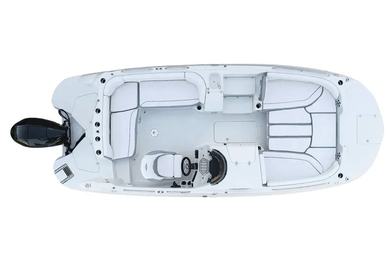 Slide: The Image of Manufacturer Provided Image: Top view of a 2026 Stingray 212 SC boat with spacious seating layout. - 19