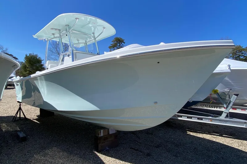 The Image of 2026 Pair Customs 24 Center Console DV Offshore boat on display, showcasing sleek design. - 0