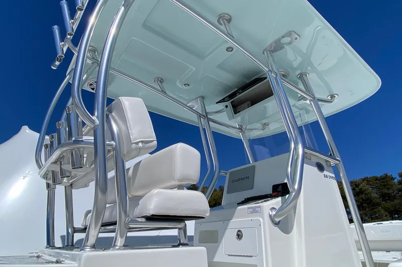 Slide: The Image of 2026 Pair Customs 24 Center Console DV Offshore boat with sleek design and advanced features. - 4