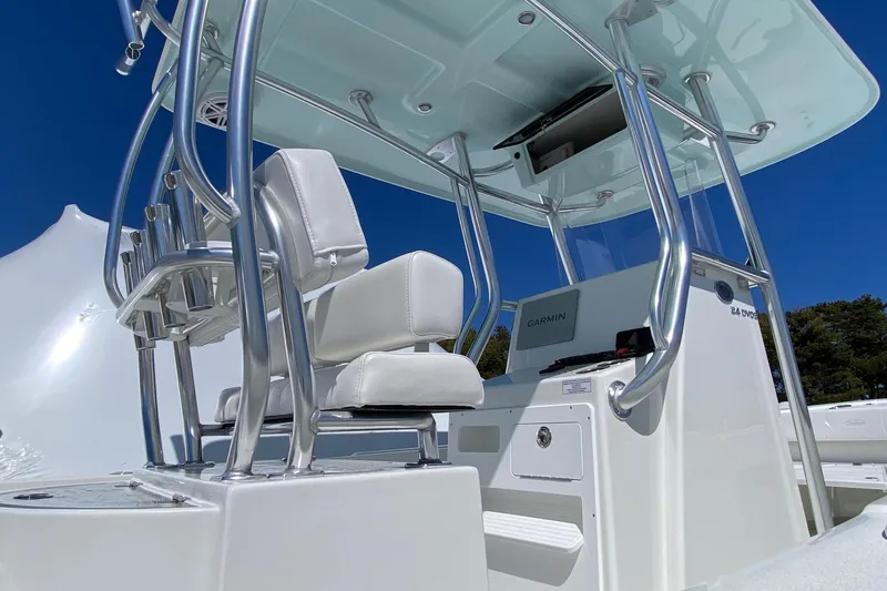 Slide: The Image of 2026 Pair Customs 24 Center Console DV Offshore boat with sleek design and modern features. - 5