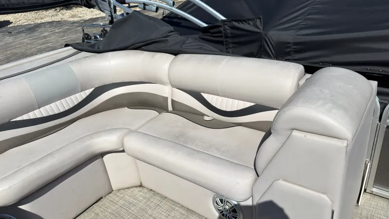 Slide: The Image of Interior of a 2019 Quest Adventure 816 boat. - 7