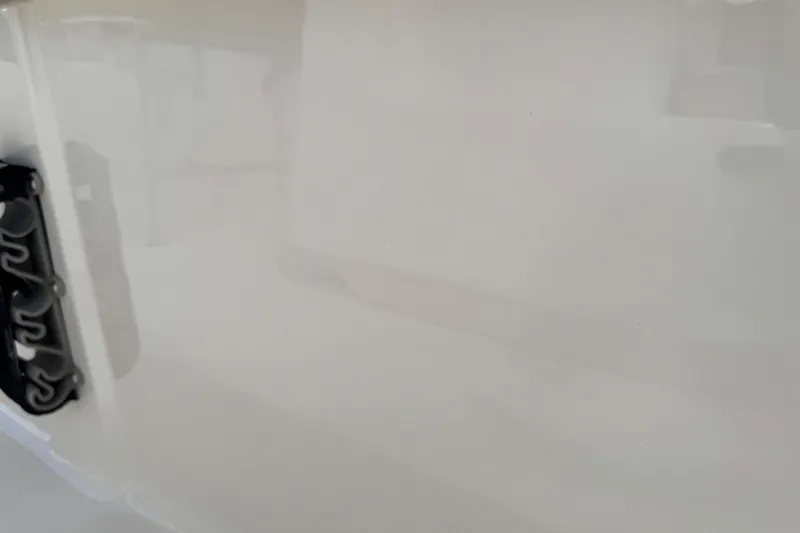 Slide: The Image of Close-up of a 2022 Carolina Skiff 19 LS boat hull detail. - 73