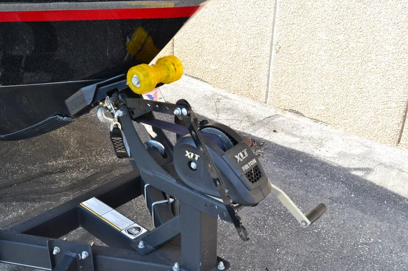Slide: The Image of Trailer hitch and winch system on a 2022 Nitro ZV20 boat trailer. - 6