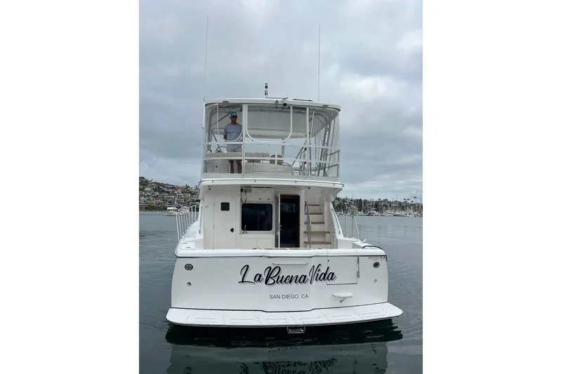 Slide: The Image of 2021 Mikelson Gen II 43 SF yacht "La Buena Vida" in San Diego harbor. - 4