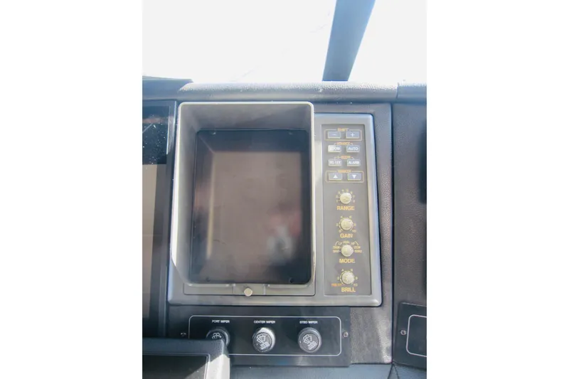 Slide: The Image of Control panel of a 1999 Delta Marine Raised Pilothouse Motoryacht. - 29