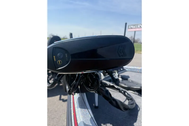 Slide: The Image of Close-up of a 2026 Phoenix 819 ZXL boat component under clear sky. - 12