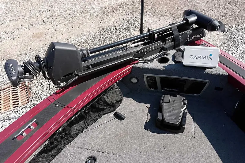 Slide: The Image of 2018 Tracker Targa V-18 Combo boat with Garmin equipment on deck. - 20