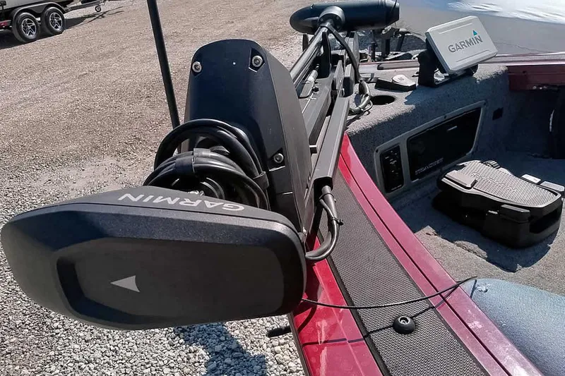 Slide: The Image of 2018 Tracker Targa V-18 Combo boat with Garmin navigation equipment on deck. - 21