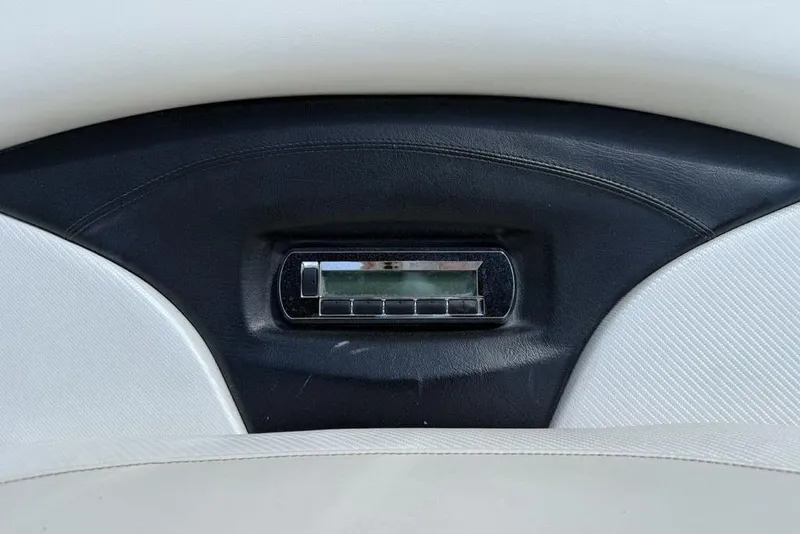 Slide: The Image of 2008 Malibu Sunscape 23 LSV interior detail with black and white upholstery. - 41