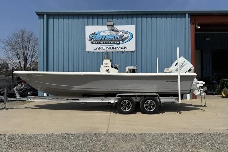 The Image of 2023 Bulls Bay 2400 boat on trailer at Foothills Marine Center, Lake Norman. - 0