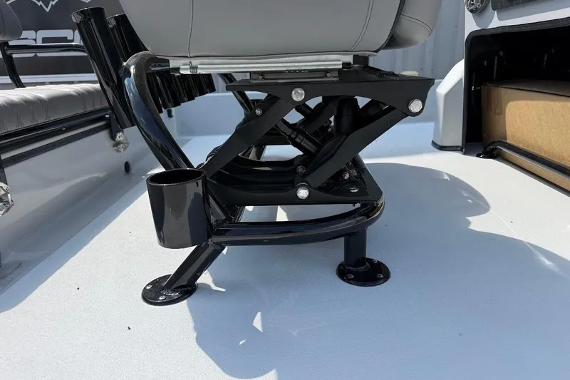 Slide: The Image of Adjustable boat seat mount with cup holder on SCB S22, 2026 model. - 8