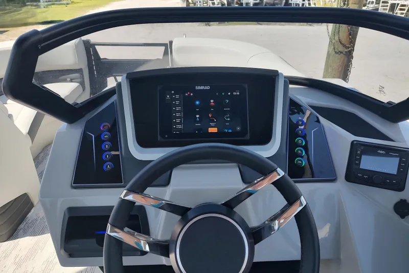 Slide: The Image of Manufacturer Provided Image: 2026 Sylvan G3 DLZ DH pontoon boat interior layout, featuring spacious seating and modern design. - 32