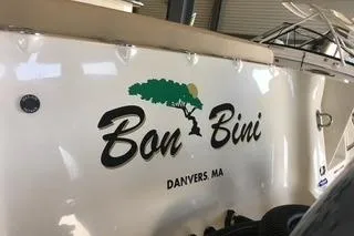 Slide: The Image of 2018 Scout 255 LXF boat with "Bon Bini" name, located in Danvers, MA. - 7