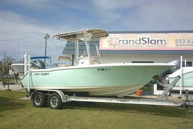 The Image of 2017 Key West 203 FS boat on trailer at Grand Slam Consignment Boat Sales. - 0