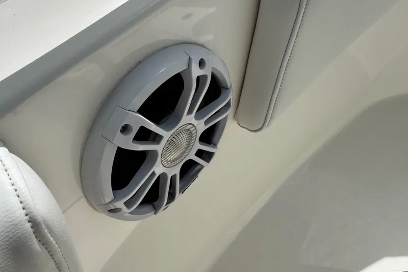 Slide: The Image of Speaker detail on 2024 Key West 263 FS boat interior. - 47