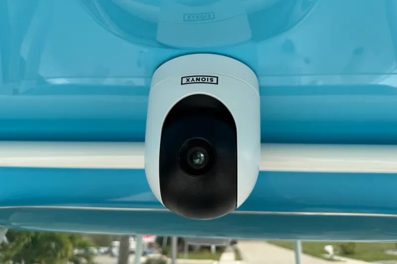 Slide: The Image of 2024 Key West 263 FS boat with mounted security camera. - 68