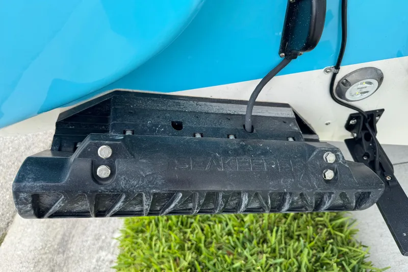 Slide: The Image of 2024 Key West 263 FS boat with Seakeeper stabilizer detail. - 9