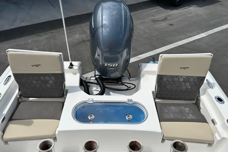 Slide: The Image of 2020 Tidewater 2110 Bay Max boat with Yamaha 150 engine and dual seating. - 12