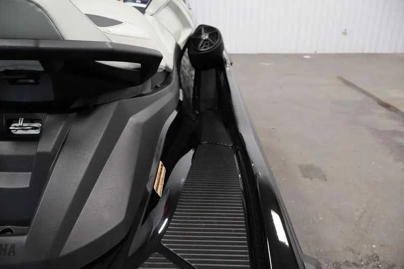 Slide: The Image of 2026 Yamaha WaveRunner VX Cruiser HO, sleek black design, detailed rear view. - 16