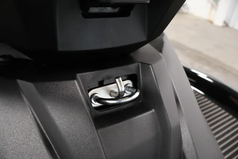 Slide: The Image of Close-up of 2026 Yamaha WaveRunner VX Cruiser HO latch detail. - 20