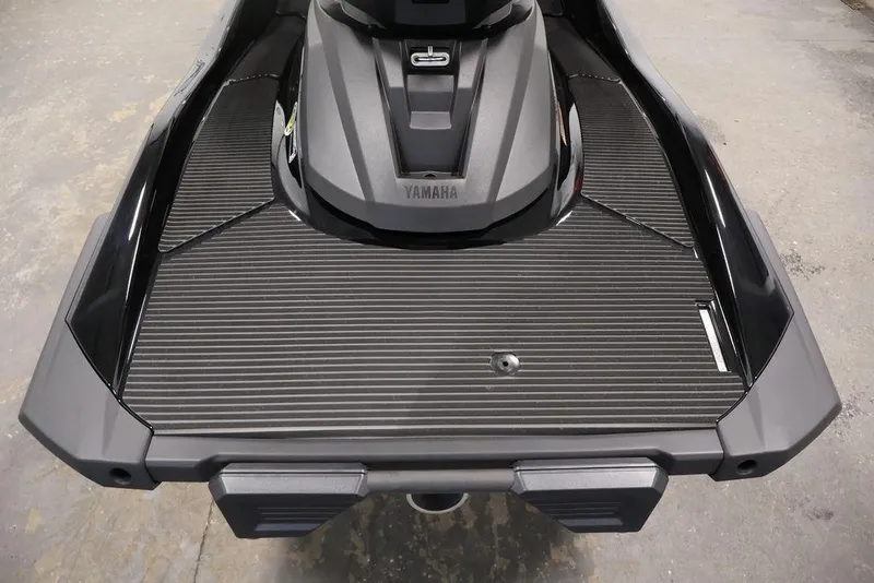 Slide: The Image of 2026 Yamaha WaveRunner VX Cruiser HO rear deck, showcasing sleek design and textured surface. - 29