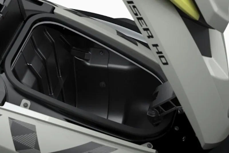 Slide: The Image of 2026 Yamaha WaveRunner VX Cruiser HO storage compartment, showcasing sleek design and ample space. - 26