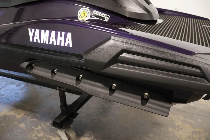 Slide: The Image of 2026 Yamaha WaveRunner VX Cruiser HO, close-up of sleek design and branding. - 21