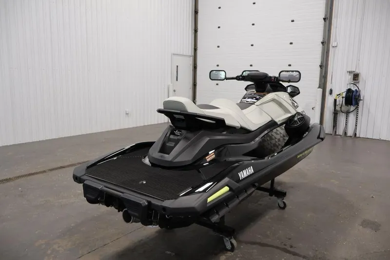 Slide: The Image of 2026 Yamaha WaveRunner VX Cruiser HO in a garage setting. - 8