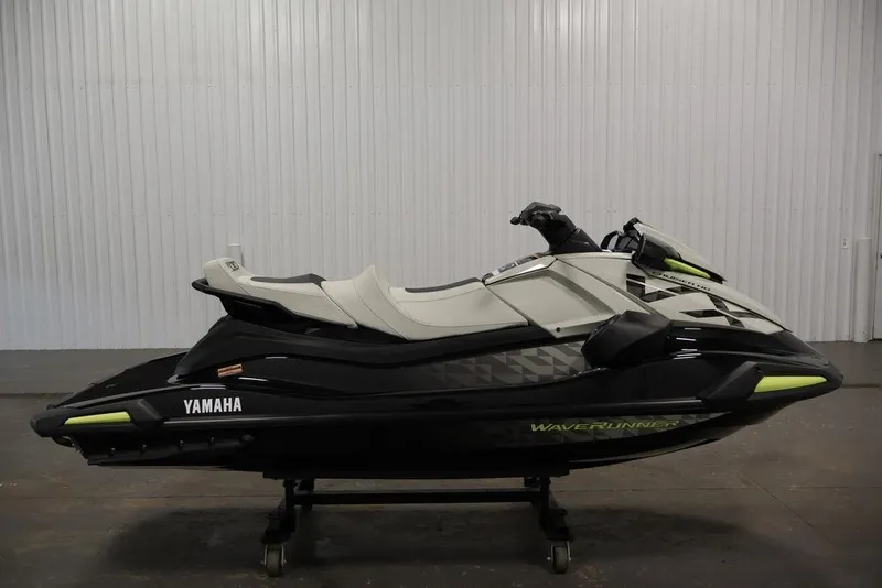 Slide: The Image of 2026 Yamaha WaveRunner VX Cruiser HO in a showroom setting. - 9