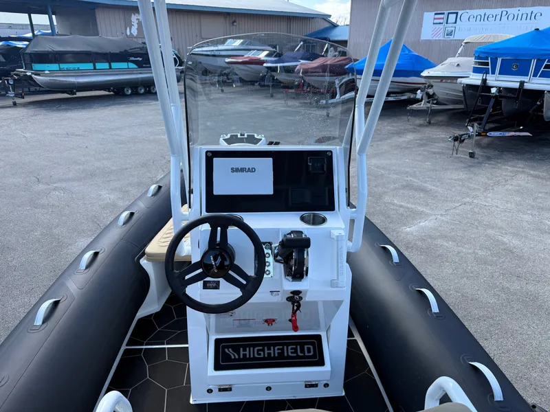 Slide: The Image of Interior view of Highfield Sport 560 boat, model year 2026. - 7